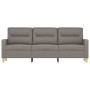 Sofá de 3 plazas de tela gris taupe 180 cm de , Sofás - Ref: Foro24-359250, Precio: 260,94 €, Descuento: %