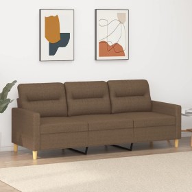 3-Sitzer-Sofa aus braunem Stoff 180 cm von , Sofas - Ref: Foro24-359246, Preis: 259,98 €, Rabatt: %
