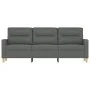 Dark gray 3-seater fabric sofa, 180 cm by , Sofas - Ref: Foro24-359244, Price: 281,20 €, Discount: %