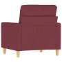 Sillón de tela rojo tinto 60 cm de , Sofás - Ref: Foro24-359225, Precio: 140,20 €, Descuento: %