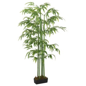 Árbol de bambú artificial con 864 hojas verde 180 cm