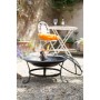 RedFire Brasero Atlanta acero negro 51 cm 85014