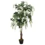 Árbol de wisteria artificial 840 hojas verde y blanco 120 cm de , Flora artificial - Ref: Foro24-359007, Precio: 90,99 €, Des...