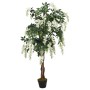 Künstlicher Glyzinienbaum 840 grüne und weiße Blätter 120 cm von , Künstliche Flora - Ref: Foro24-359007, Preis: 79,39 €, Rab...