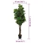 Artificial fig tree with 96 green violin-shaped leaves, 80 cm. by , artificial flora - Ref: Foro24-359011, Price: 57,02 €, Di...