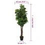 Artificial fig tree with 180 green violin-shaped leaves, 150 cm. by , artificial flora - Ref: Foro24-359013, Price: 95,08 €, ...