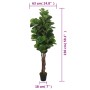 Künstliches Geigenblatt Feigenbaum 180 grüne Blätter 150 cm von , Künstliche Flora - Ref: Foro24-359013, Preis: 96,79 €, Raba...