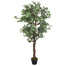 Artificial ficus tree with 630 green leaves, 120 cm tall. by , artificial flora - Ref: Foro24-359026, Price: 64,06 €, Discoun...
