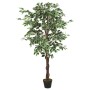 Árbol ficus artificial 630 hojas verde 120 cm