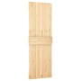 Schiebetür mit Beschlägen aus massivem Kiefernholz, 70 x 210 cm von , Türen - Ref: Foro24-3203173, Preis: 191,97 €, Rabatt: %