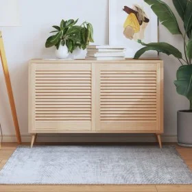 Slatted wardrobe doors 2 pcs pine wood 61.5x59.4 cm by , cabinet doors - Ref: Foro24-151122, Price: 49,50 €, Discount: %