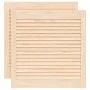Slatted wardrobe doors 2 pcs pine wood 61.5x59.4 cm by , cabinet doors - Ref: Foro24-151122, Price: 47,75 €, Discount: %