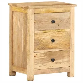 Solid mango wood bedside table 45x35x60 cm by , Nightstands - Ref: Foro24-320807, Price: 163,17 €, Discount: %