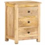 Solid mango wood bedside table 45x35x60 cm by , Nightstands - Ref: Foro24-320807, Price: 166,81 €, Discount: %