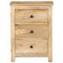 Solid mango wood bedside table 45x35x60 cm by , Nightstands - Ref: Foro24-320807, Price: 166,81 €, Discount: %