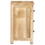 Solid mango wood bedside table 45x35x60 cm by , Nightstands - Ref: Foro24-320807, Price: 166,81 €, Discount: %