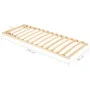 Slatted bed base with 13 slats adjustable headboard 80x200 cm by , Beds and slatted bases - Ref: Foro24-327261, Price: 62,79 ...