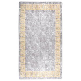 Gray non-slip washable rug 190x300 cm by , Rugs - Ref: Foro24-337938, Price: 90,96 €, Discount: %