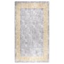 Alfombra lavable antideslizante gris 190x300 cm de , Alfombras - Ref: Foro24-337938, Precio: 90,77 €, Descuento: %