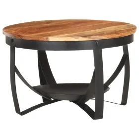 Solid acacia wood coffee table Ø68x43 cm by , Coffee table - Ref: Foro24-320795, Price: 134,19 €, Discount: %