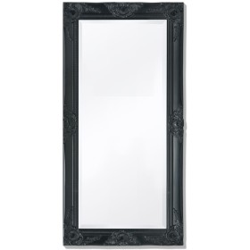 Baroque style wall mirror 100x50 cm black by vidaXL, Mirrors - Ref: Foro24-243682, Price: 80,49 €, Discount: %