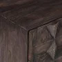 Mesita de noche de madera maciza de mango negro 40x30x50 cm de , Mesitas de noche - Ref: Foro24-320813, Precio: 141,38 €, Des...