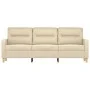 3-seater cream fabric sofa 180 cm by , Sofas - Ref: Foro24-359245, Price: 255,43 €, Discount: %