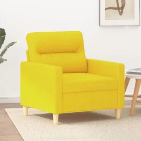 Hellgelber Stoffsessel 60 cm von , Sofas - Ref: Foro24-359224, Preis: 127,97 €, Rabatt: %