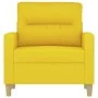 Light yellow fabric armchair 60 cm by , Sofas - Ref: Foro24-359224, Price: 127,97 €, Discount: %
