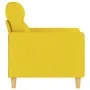 Light yellow fabric armchair 60 cm by , Sofas - Ref: Foro24-359224, Price: 127,97 €, Discount: %