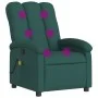 Sillón de masaje reclinable de tela verde oscuro de , Sillones - Ref: Foro24-371745, Precio: 212,31 €, Descuento: %