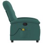 Sillón de masaje reclinable de tela verde oscuro de , Sillones - Ref: Foro24-371745, Precio: 222,66 €