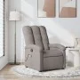 Sillón de masaje reclinable de tela gris taupé de , Sillones - Ref: Foro24-371747, Precio: 216,25 €, Descuento: %
