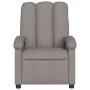 Sillón de masaje reclinable de tela gris taupé de , Sillones - Ref: Foro24-371747, Precio: 216,25 €, Descuento: %