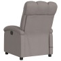 Taupe gray fabric reclining massage chair by , Armchairs - Ref: Foro24-371747, Price: 219,39 €, Discount: %