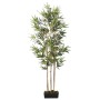 Árbol de bambú artificial con 552 hojas verde 120 cm