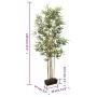 Artificial bamboo tree with 552 green leaves 120 cm by , artificial flora - Ref: Foro24-358964, Price: 82,76 €, Discount: %