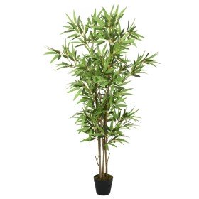 Árbol de bambú artificial con 1288 hojas verde 180 cm