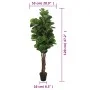 Artificial fiddle leaf fig tree 134 leaves green 80 cm by , artificial flora - Ref: Foro24-359012, Price: 70,16 €, Discount: %