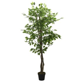 Árbol ficus artificial con 1260 hojas verde 200 cm