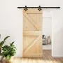 Puerta corredera con herrajes madera maciza de pino 85x210 cm by , Doors - Ref: Foro24-3203137, Price: 182,40 €, Discount: %