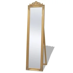 Golden baroque style standing mirror 160x40 cm by vidaXL, Mirrors - Ref: Foro24-243692, Price: 120,96 €, Discount: %