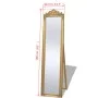 Espejo de pie estilo barroco dorado 160x40 cm de vidaXL, Espejos - Ref: Foro24-243692, Precio: 116,70 €, Descuento: %