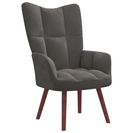 Sillón de relax de terciopelo gris oscuro de , Sillones - Ref: Foro24-328052, Precio: 107,59 €, Descuento: %