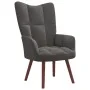 Sillón de relax de terciopelo gris oscuro de , Sillones - Ref: Foro24-328052, Precio: 107,59 €, Descuento: %