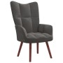 Sillón de relax de terciopelo gris oscuro de , Sillones - Ref: Foro24-328052, Precio: 107,31 €, Descuento: %