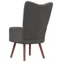 Sillón de relax de terciopelo gris oscuro de , Sillones - Ref: Foro24-328052, Precio: 107,59 €, Descuento: %