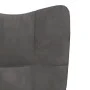 Sillón de relax de terciopelo gris oscuro de , Sillones - Ref: Foro24-328052, Precio: 107,59 €, Descuento: %