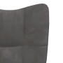 Sillón de relax de terciopelo gris oscuro de , Sillones - Ref: Foro24-328052, Precio: 107,31 €, Descuento: %