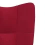 Entspannungssessel mit rotem Samthocker von , Sessel - Ref: Foro24-328067, Preis: 124,50 €, Rabatt: %